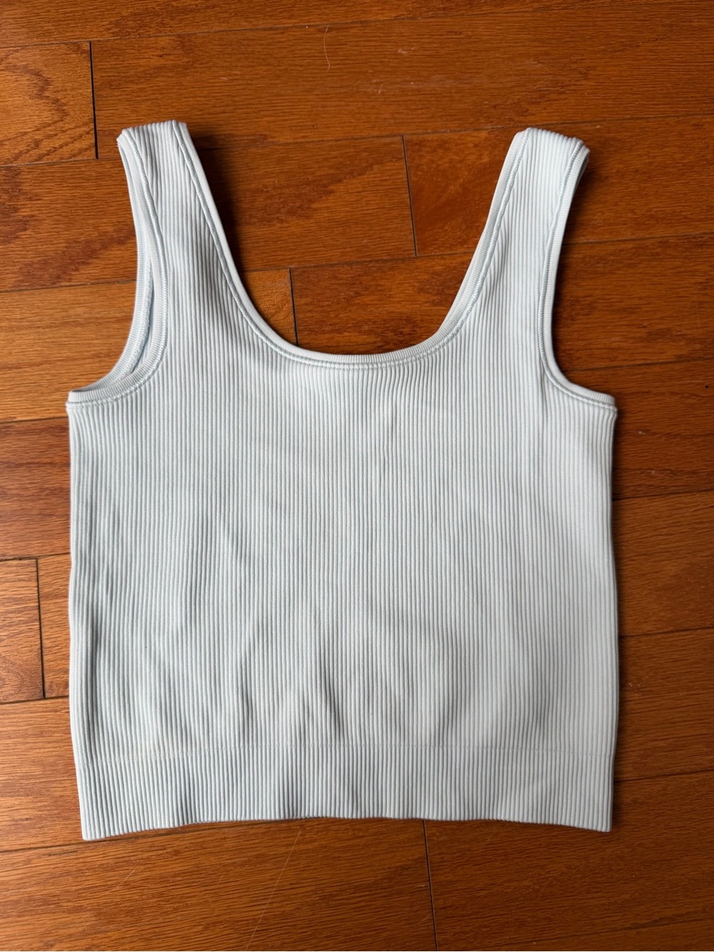Baby Blue Ribbed Athleta Tank Top -